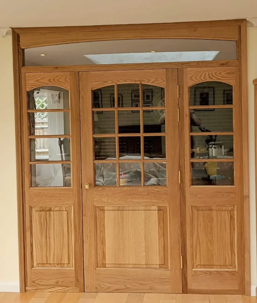 Bespoke wooden windows installed in a Surrey home by Classic Joinery Surrey Ltd